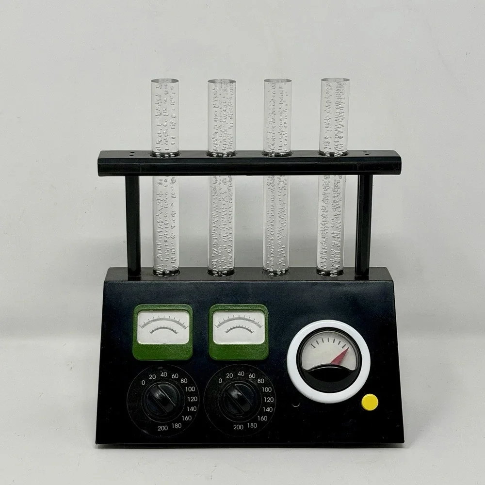 Rare Vintage Gemmy Dr. Shivers Animated Bubbling Test Tubes Prop-Works Great